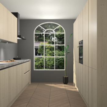 Vuren greeploze keuken Dawei 90302