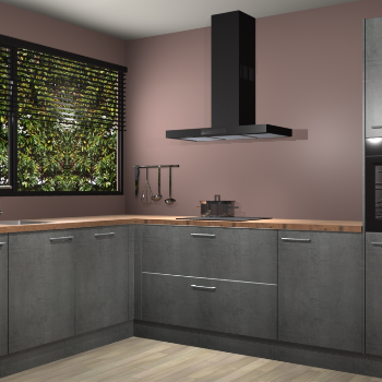 Beton Parelgrijs keuken Rhodos 56386