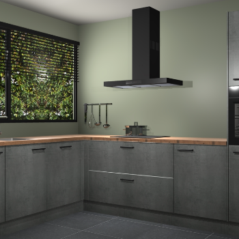 Beton Parelgrijs keuken Rhodos 56389