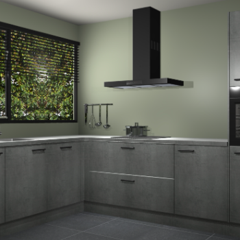 Beton Parelgrijs keuken Rhodos 56508