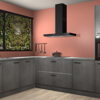 Beton Parelgrijs keuken Rhodos 56509