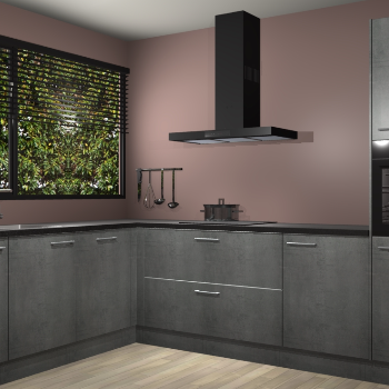 Beton Parelgrijs keuken Rhodos 56517