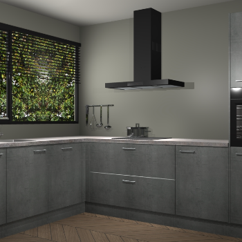 Beton Parelgrijs keuken Rhodos 56588