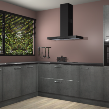 Beton Parelgrijs keuken Rhodos 56601