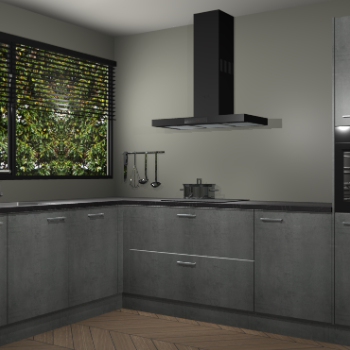 Beton Parelgrijs keuken Rhodos 56602