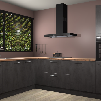 Beton Antraciet keuken Rhodos 56615