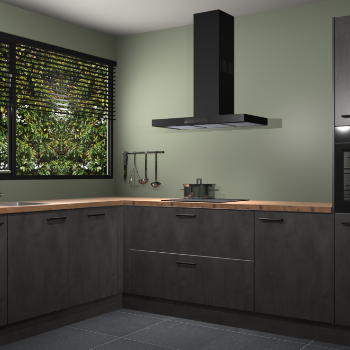 Beton Antraciet keuken Rhodos 56618