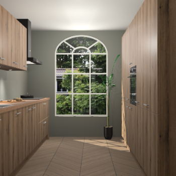 Goud Eiken keuken Dawei 89230