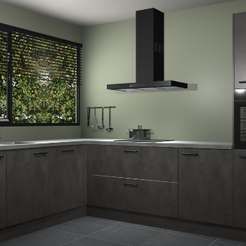 Beton Antraciet keuken Rhodos 56639