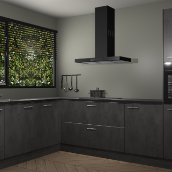 Beton Antraciet keuken Rhodos 56691