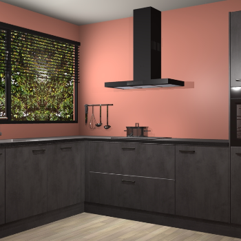 Beton Antraciet keuken Rhodos 56694