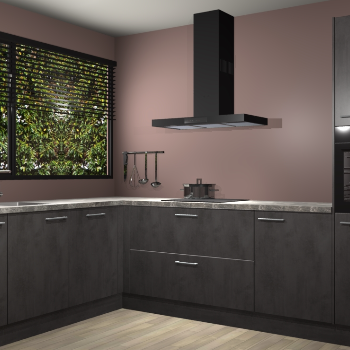 Beton Antraciet keuken Rhodos 56709