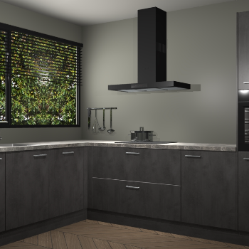 Beton Antraciet keuken Rhodos 56710