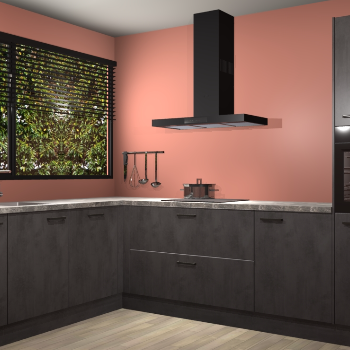 Beton Antraciet keuken Rhodos 56713