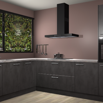 Beton Antraciet keuken Rhodos 56726