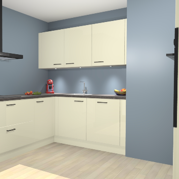 Magnolia Hoogglans keuken Noorwegen 47050