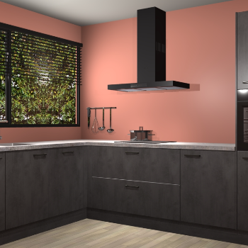 Beton Antraciet keuken Rhodos 56730