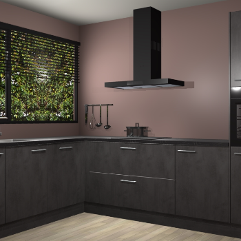 Beton Antraciet keuken Rhodos 56738