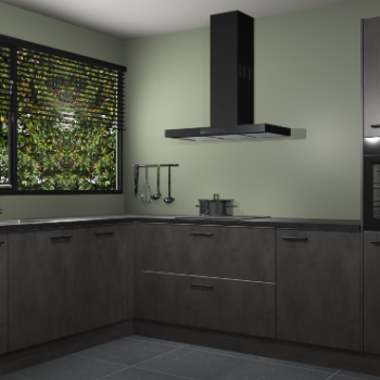 Beton Antraciet keuken Rhodos 56741