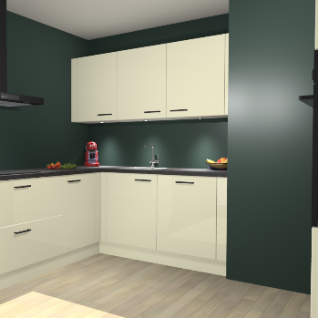 Magnolia Hoogglans keuken Noorwegen 47048