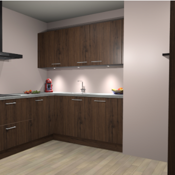 Noten keuken Noorwegen 44158