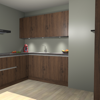 Noten greeploze keuken Noorwegen 44188