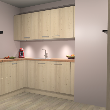 Vuren keuken Noorwegen 44204