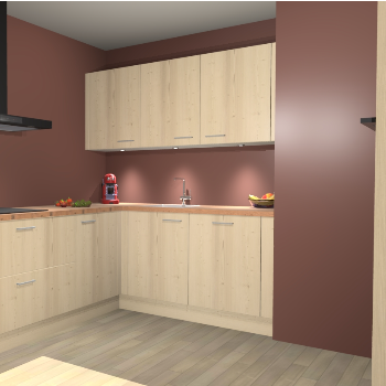 Vuren keuken Noorwegen 44206