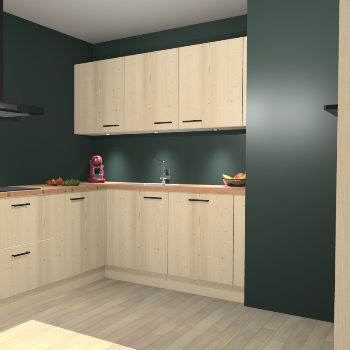 Vuren keuken Noorwegen 44209