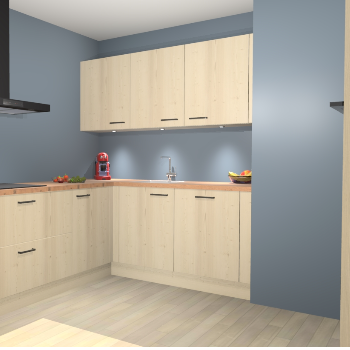 Vuren keuken Noorwegen 44210