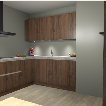 Noten greeploze keuken Noorwegen 44189