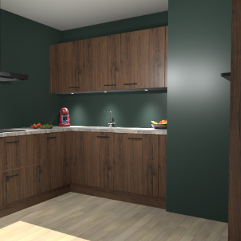 Noten keuken Noorwegen 44193