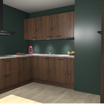 Noten keuken Noorwegen 44199