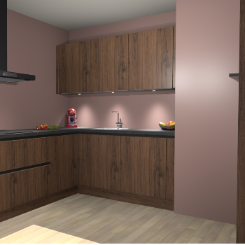 Noten greeploze keuken Noorwegen 44203