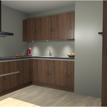 Noten greeploze keuken Noorwegen 44191