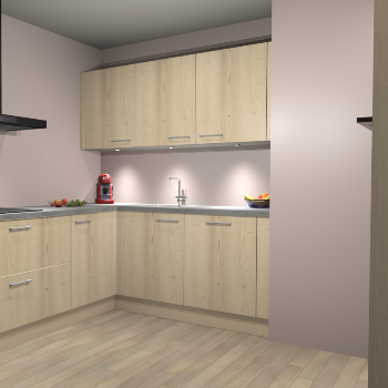 Vuren keuken Noorwegen 44438