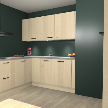 Vuren keuken Noorwegen 44459