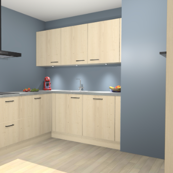 Vuren keuken Noorwegen 44465