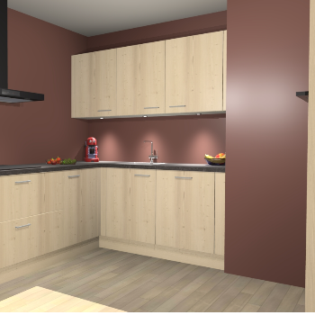 Vuren keuken Noorwegen 44450