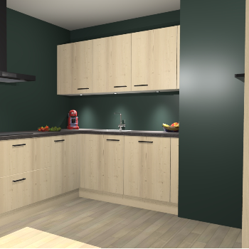 Vuren keuken Noorwegen 44460