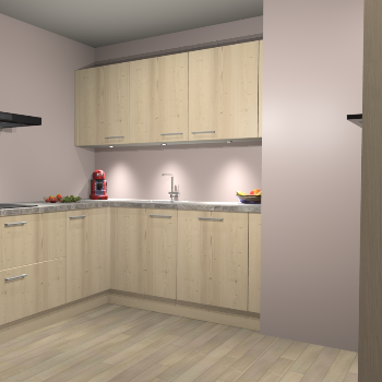 Vuren keuken Noorwegen 44440