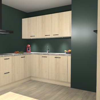 Vuren keuken Noorwegen 44462