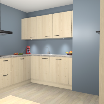 Vuren keuken Noorwegen 44467