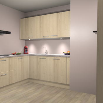 Vuren keuken Noorwegen 44444