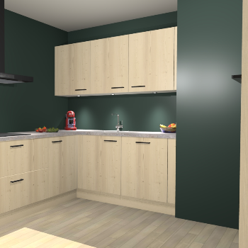 Vuren keuken Noorwegen 44463