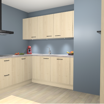 Vuren keuken Noorwegen 44468