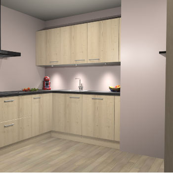 Vuren keuken Noorwegen 44446