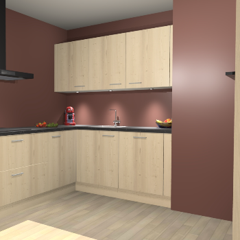 Vuren keuken Noorwegen 44453