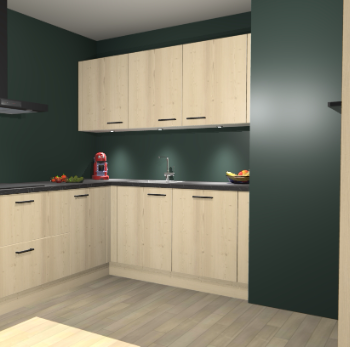 Vuren keuken Noorwegen 44464