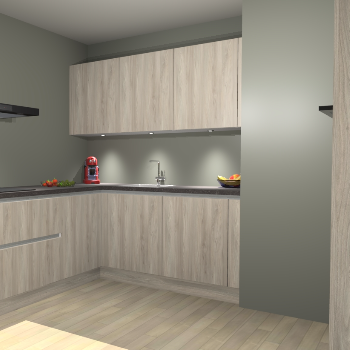 Olm greeploze keuken Noorwegen 44670